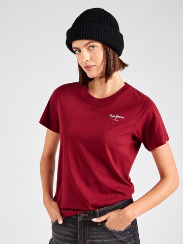 Pepe Jeans T-Shirt 'TOM' in Rot: Vorderseite