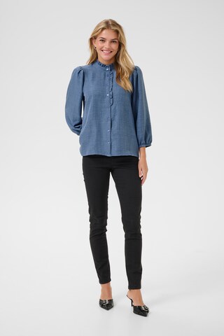 Kaffe Bluse 'Ellen' i blå