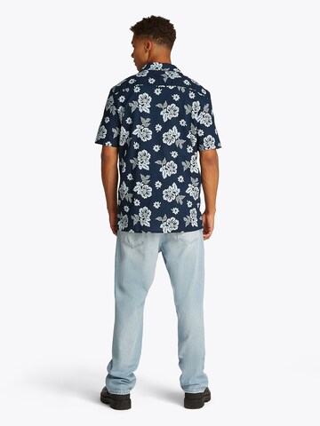 Tommy Jeans Regular Fit Hemd in Blau