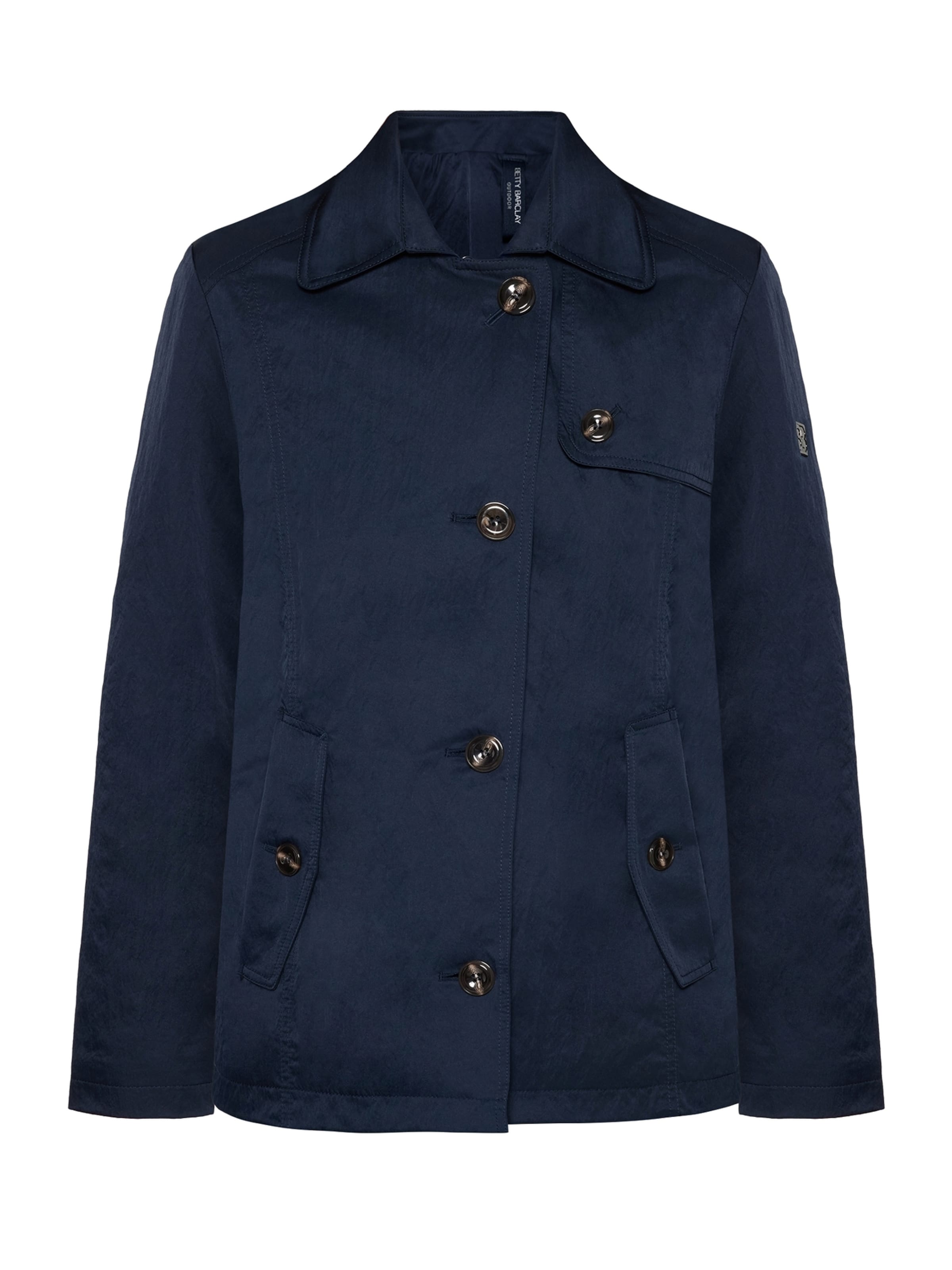 Betty Barclay Kurzmantel mit Kragen in Blau: Vorderseite