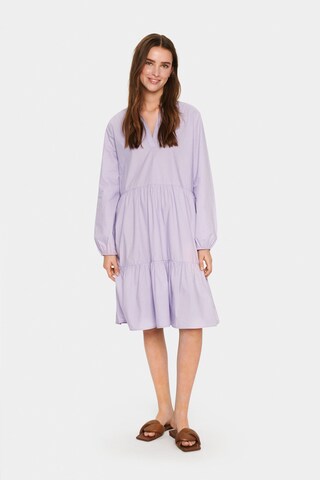 SAINT TROPEZ - Vestido 'Louise' em roxo