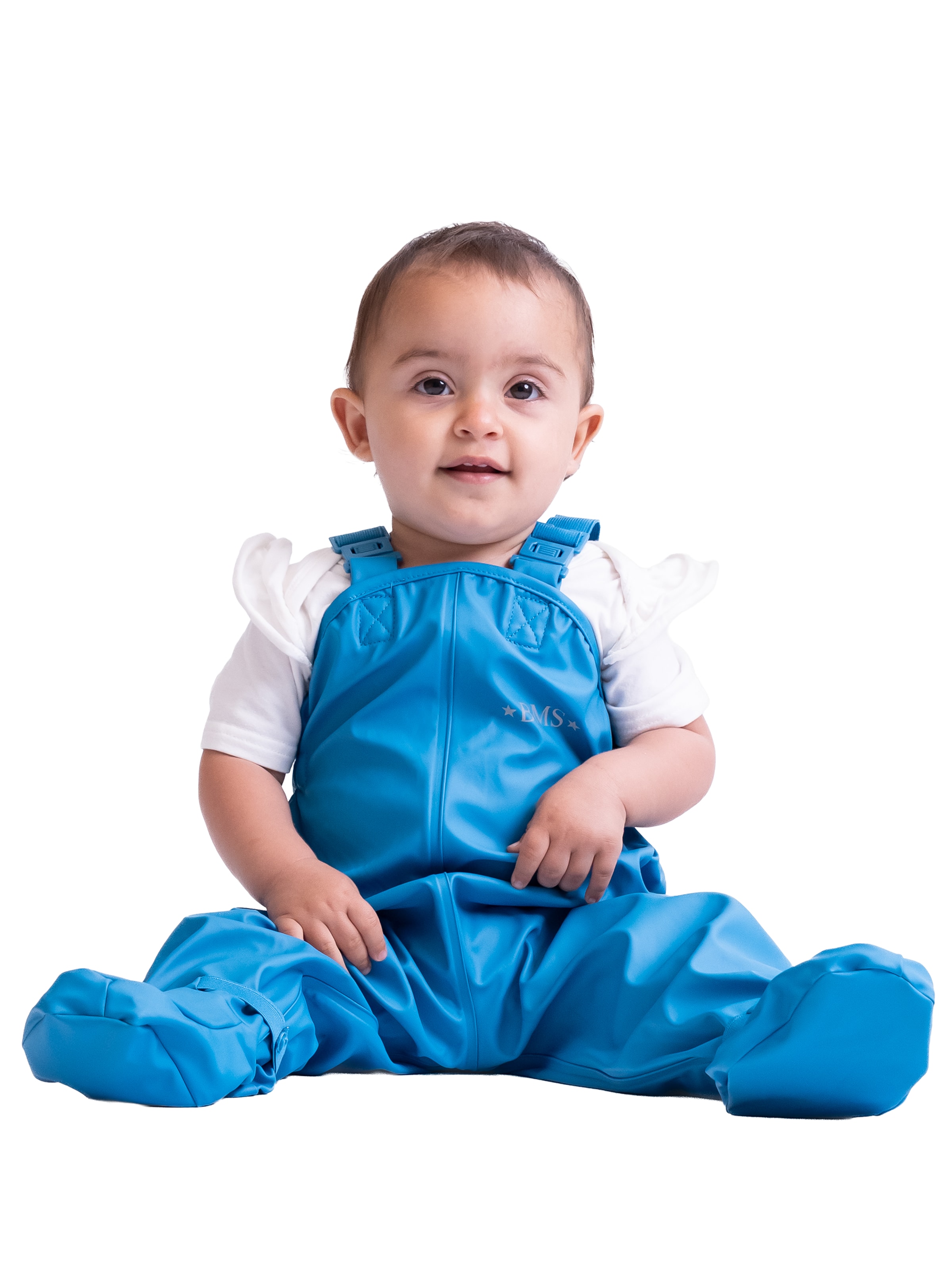 BMS Loosefit Funktionshose 'BabyBuddy'‌‌ in Blau: Vorderseite