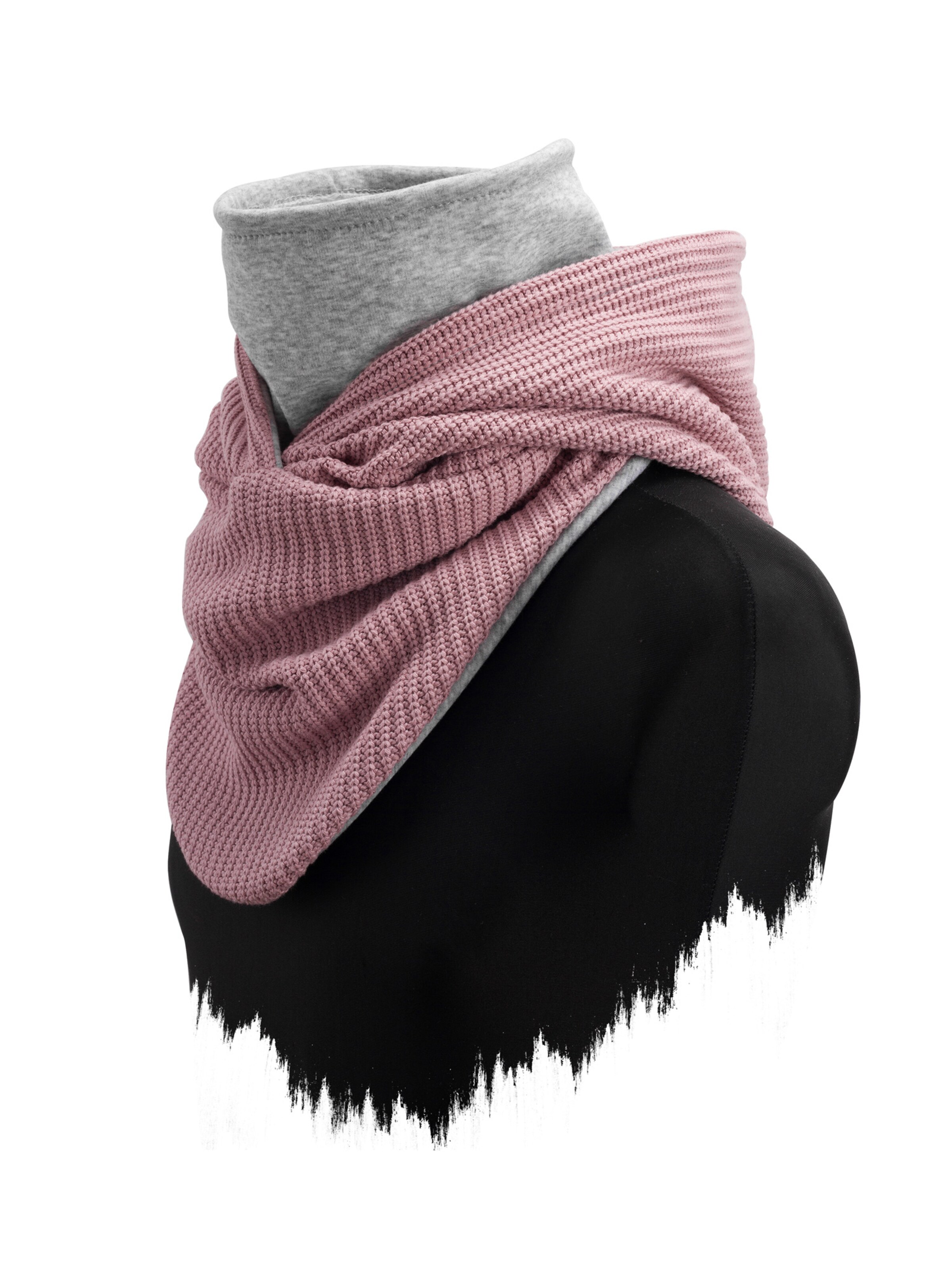 Manufaktur13 Scarf 'Hooded Loop' in Pink