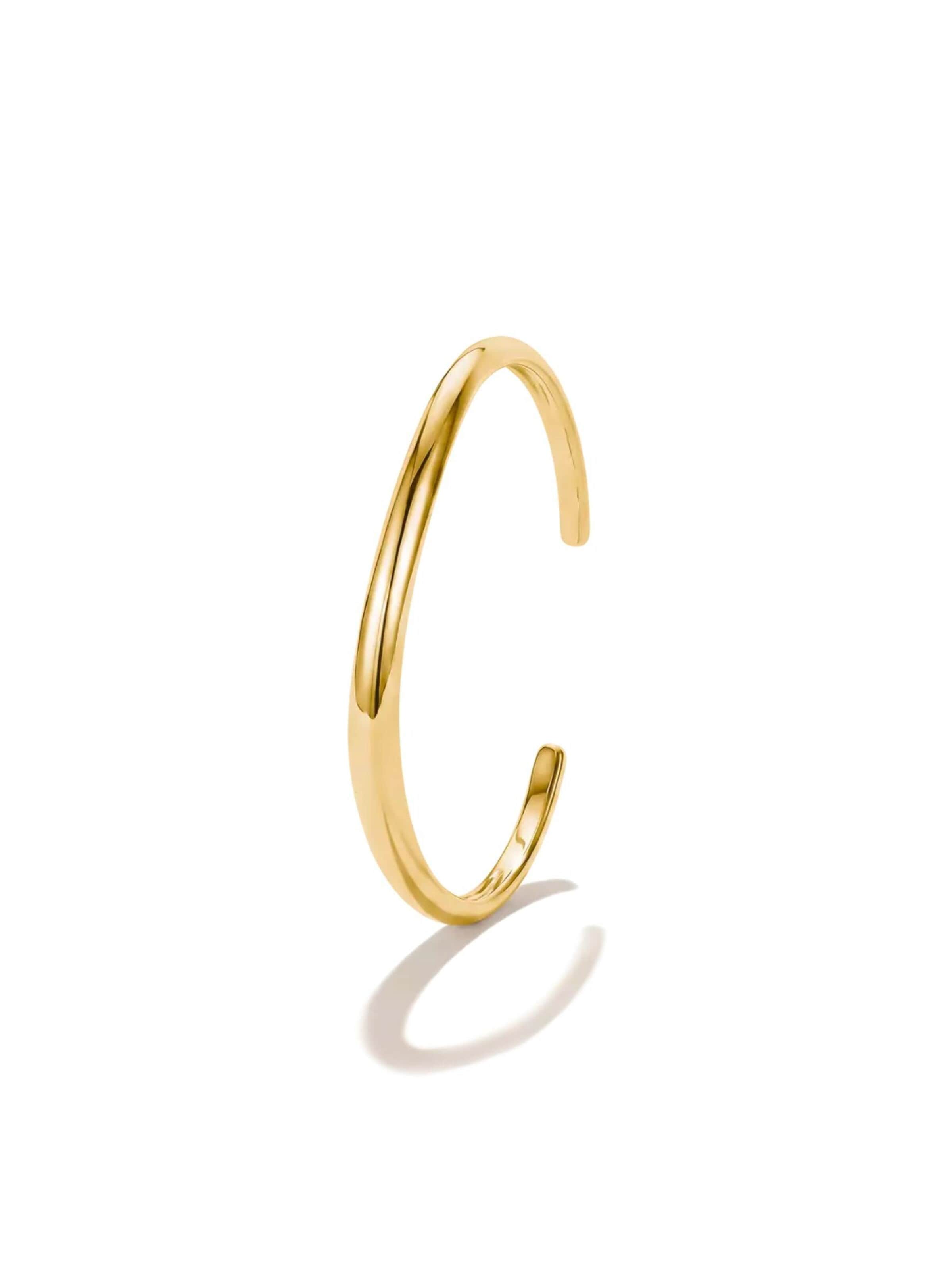 Bracelet 'Schmaler Vergoldeter Wellen-Armreif' Thomas Sabo en or