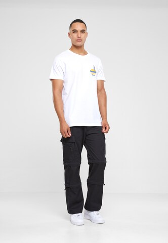 T-Shirt 'Send Noods' Mister Tee en blanc