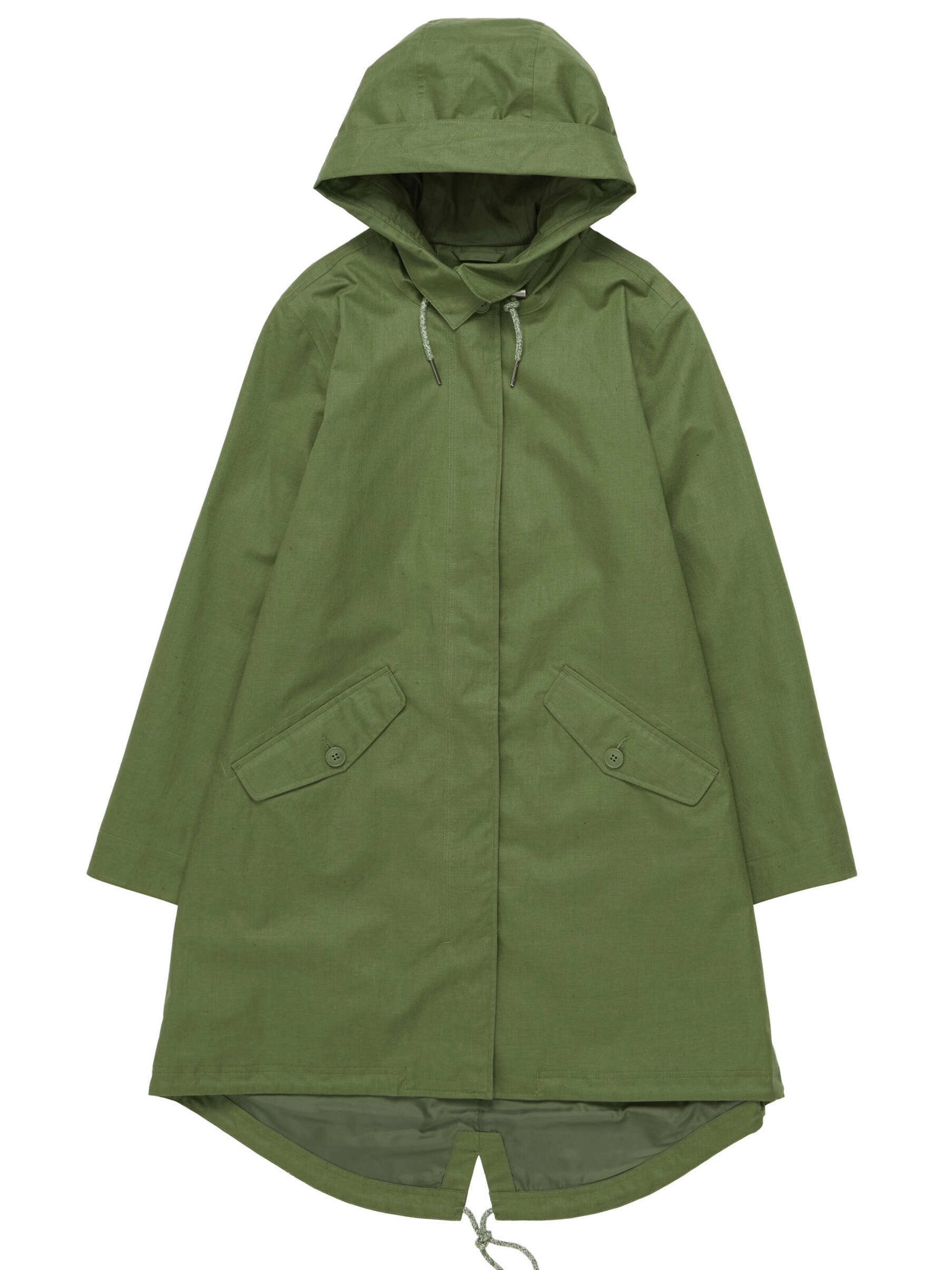 Seasalt Cornwall Välikausitakki värissä vihreä: etupuoli