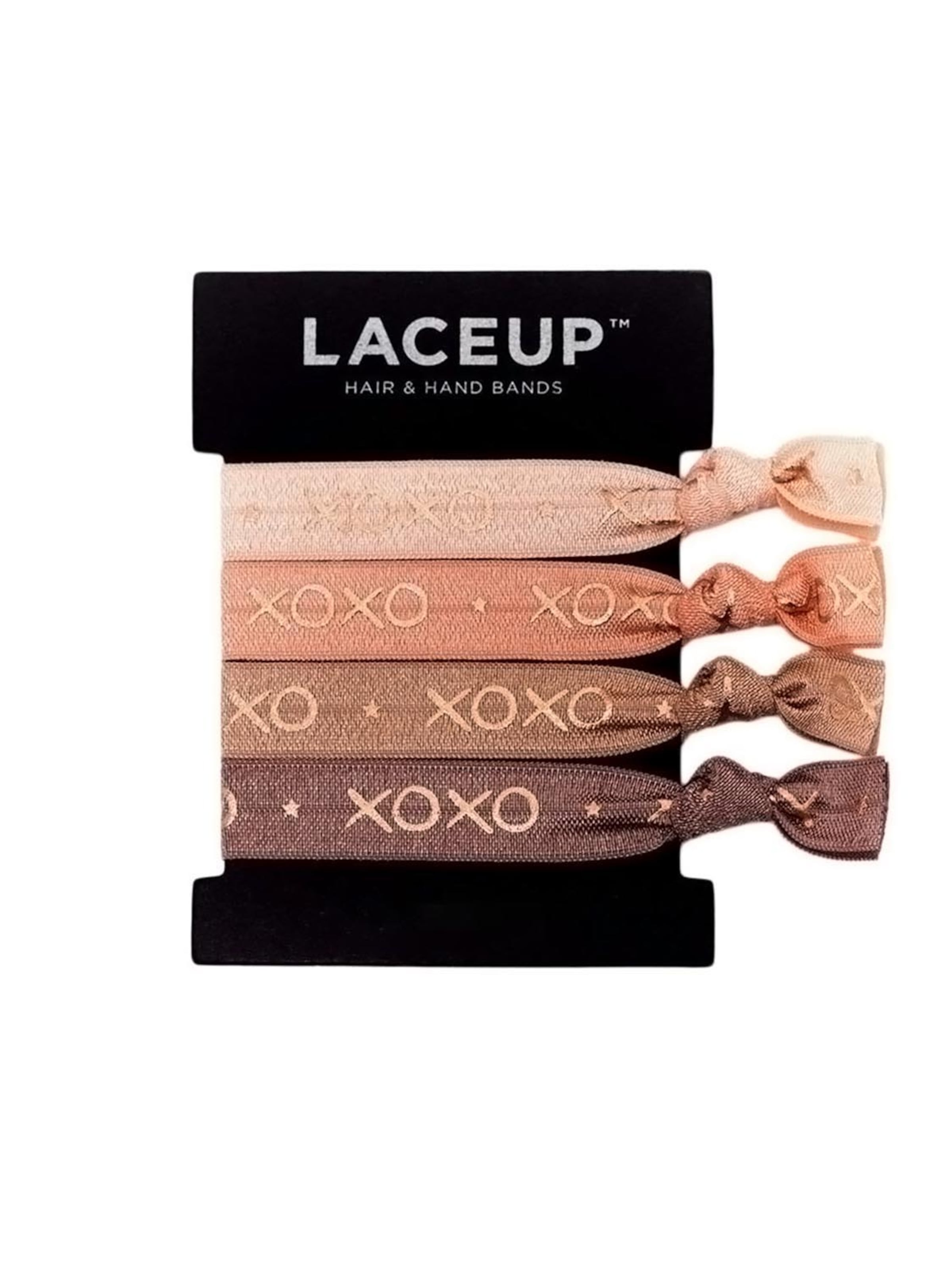 Bracelet 'XOXO' Laceup en marron