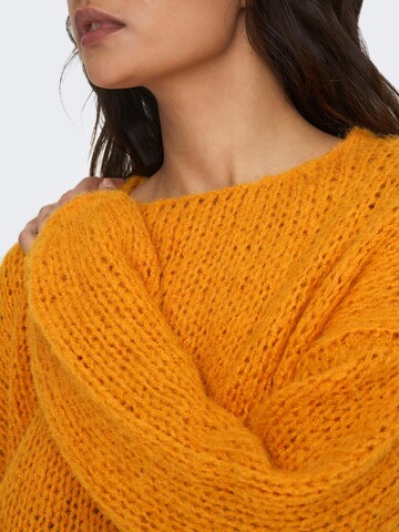 ONLY Sweater 'Nordic' in Orange