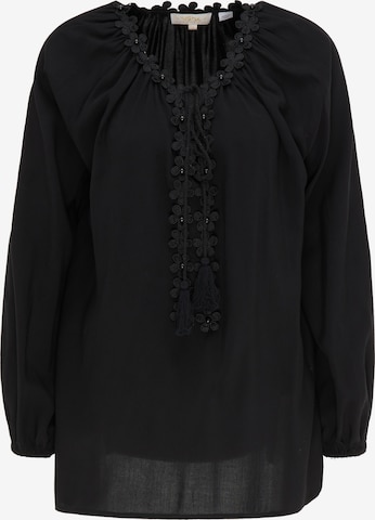 usha FESTIVAL Blouse in Black: front