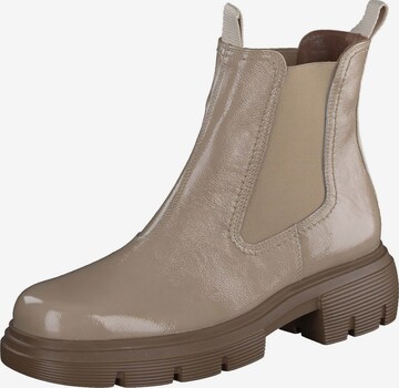 Boots chelsea di Paul Green in beige: frontale