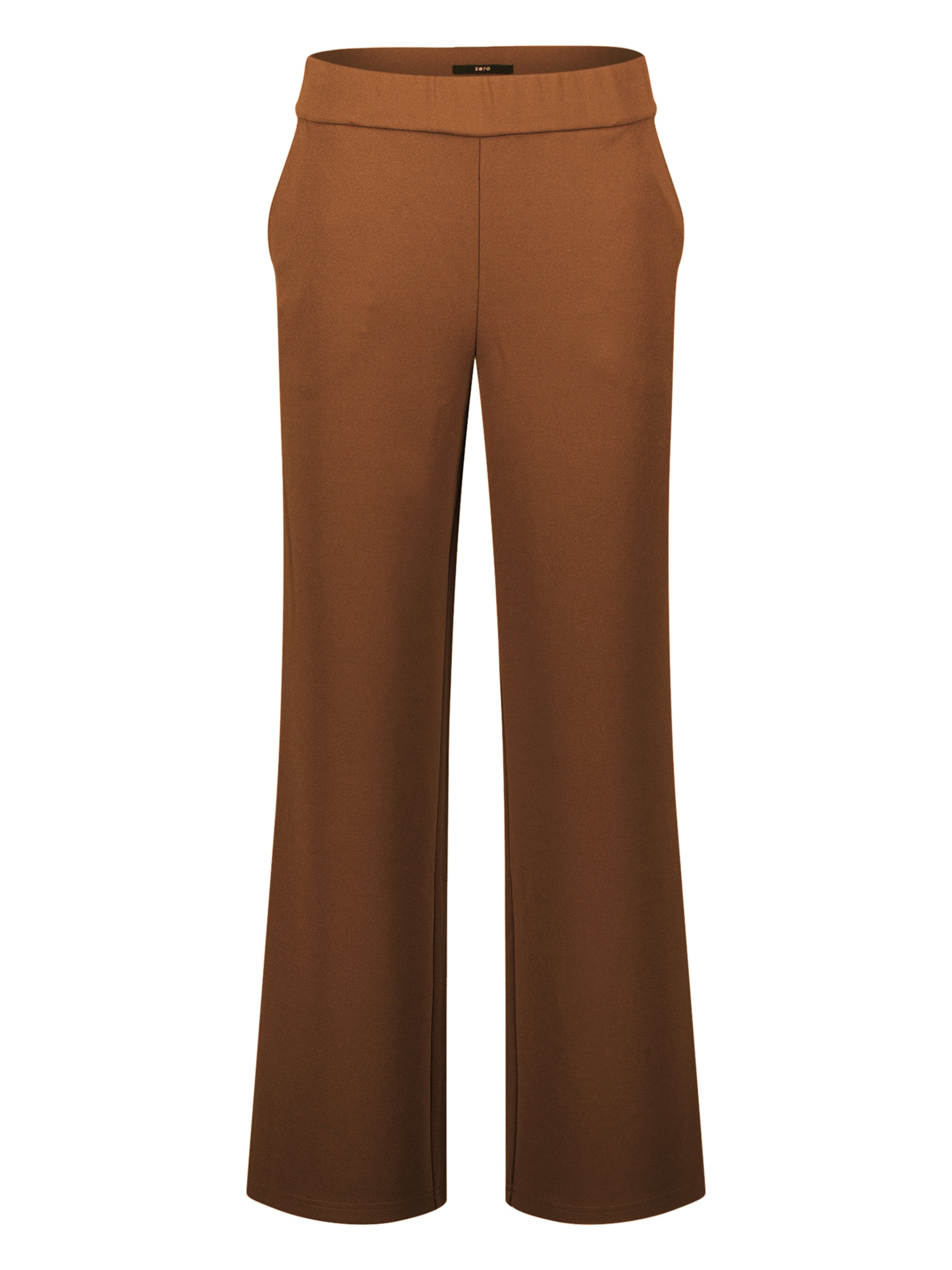 zero Pants in Brown: front