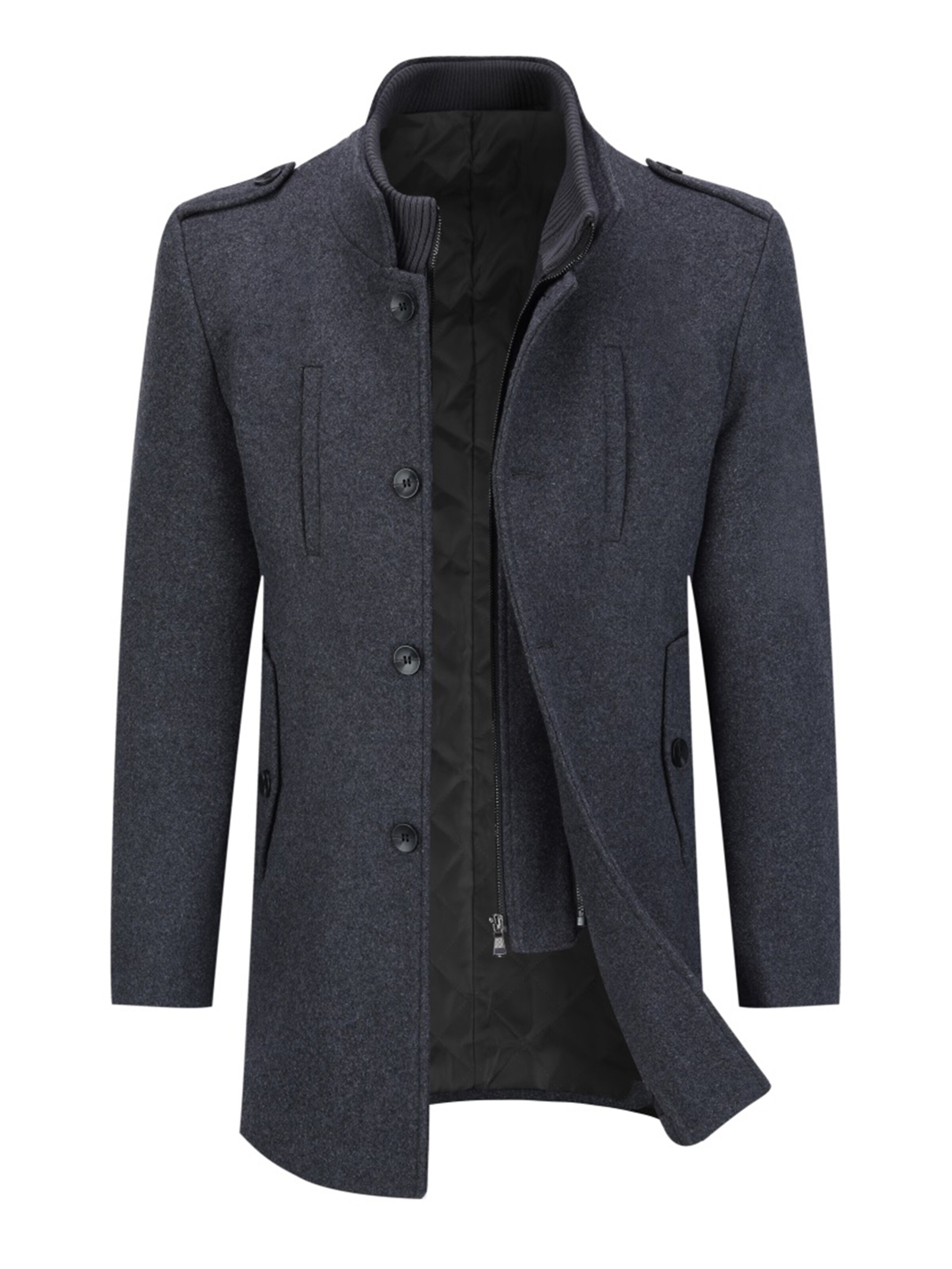 YOUTHUP Winter Coat in Grey