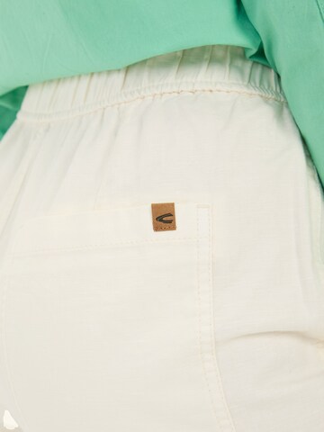 CAMEL ACTIVE Loosefit Loose Fit Hose aus Leinenmix in Beige