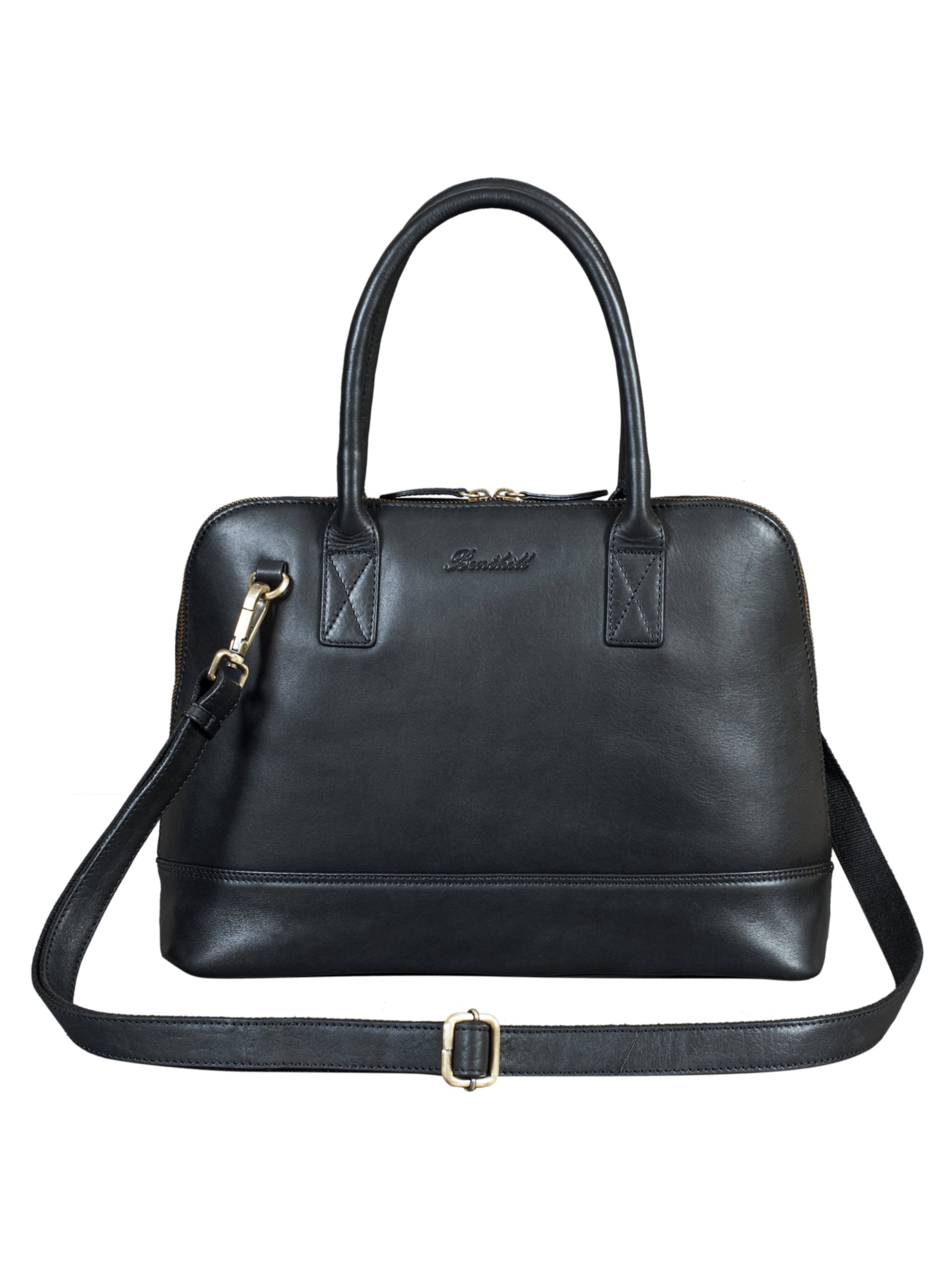Benthill Handbag in Black: front