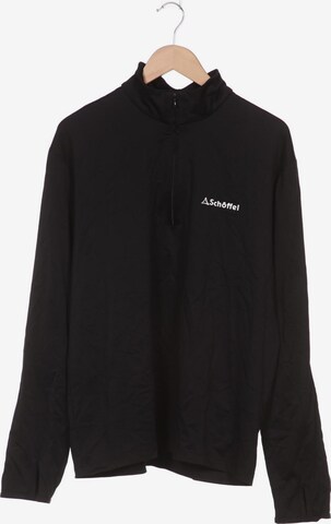 Schöffel Sweatshirt & Zip-Up Hoodie in XXL in Black: front