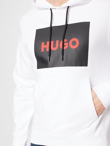 HUGO Red Sweatshirt 'Duratschi' in White