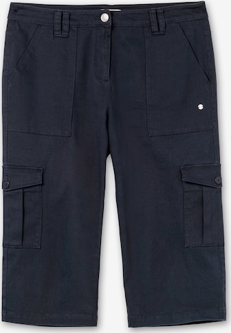 SHEEGO Regular Cargobroek in Blauw: voorkant