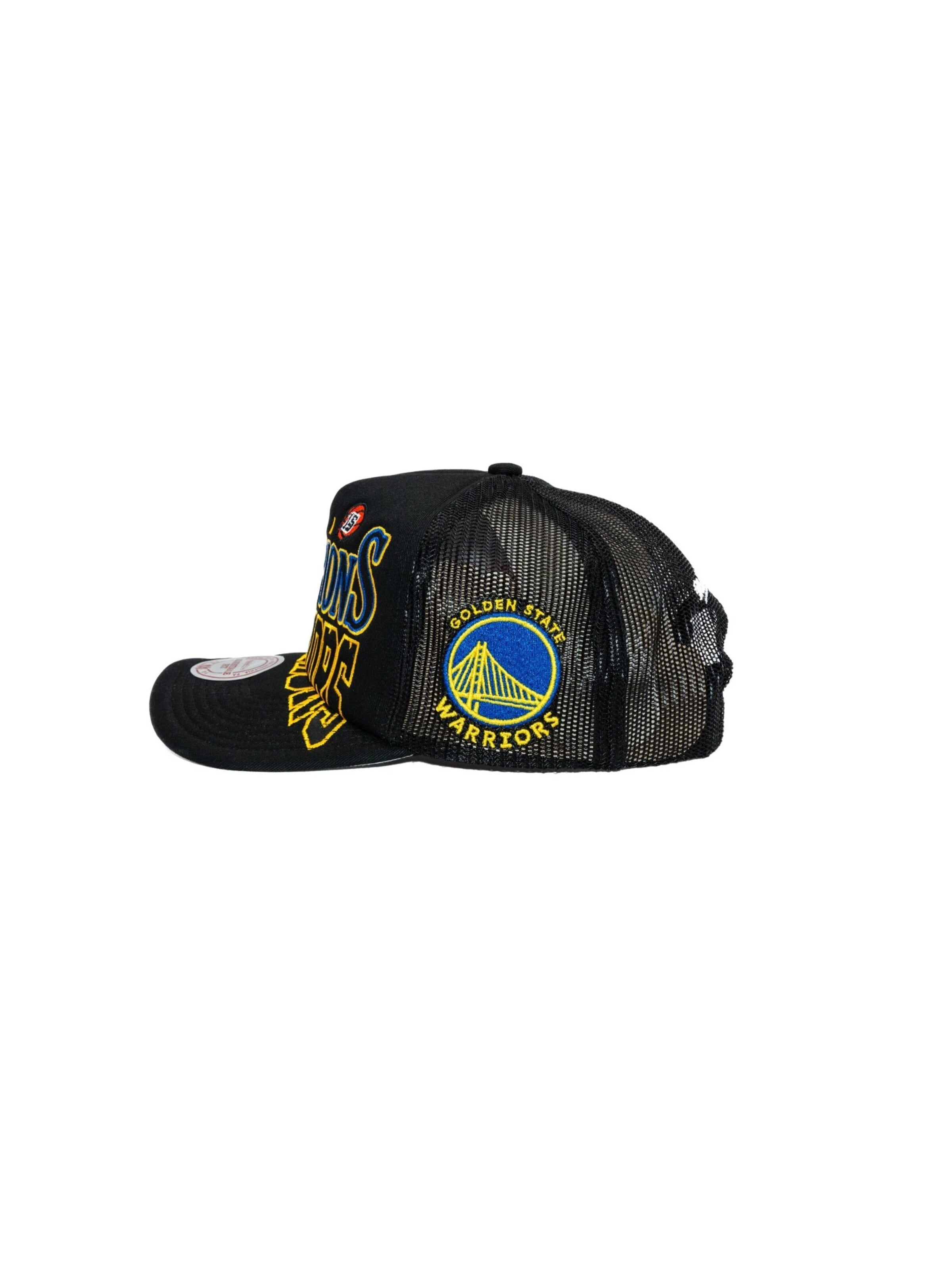 Mitchell & Ness - Boné 'Gorra mitchell & ness negra golden state big champ trucker cap' em preto