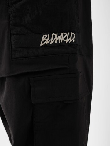 Loosefit Pantalon cargo Bershka en noir