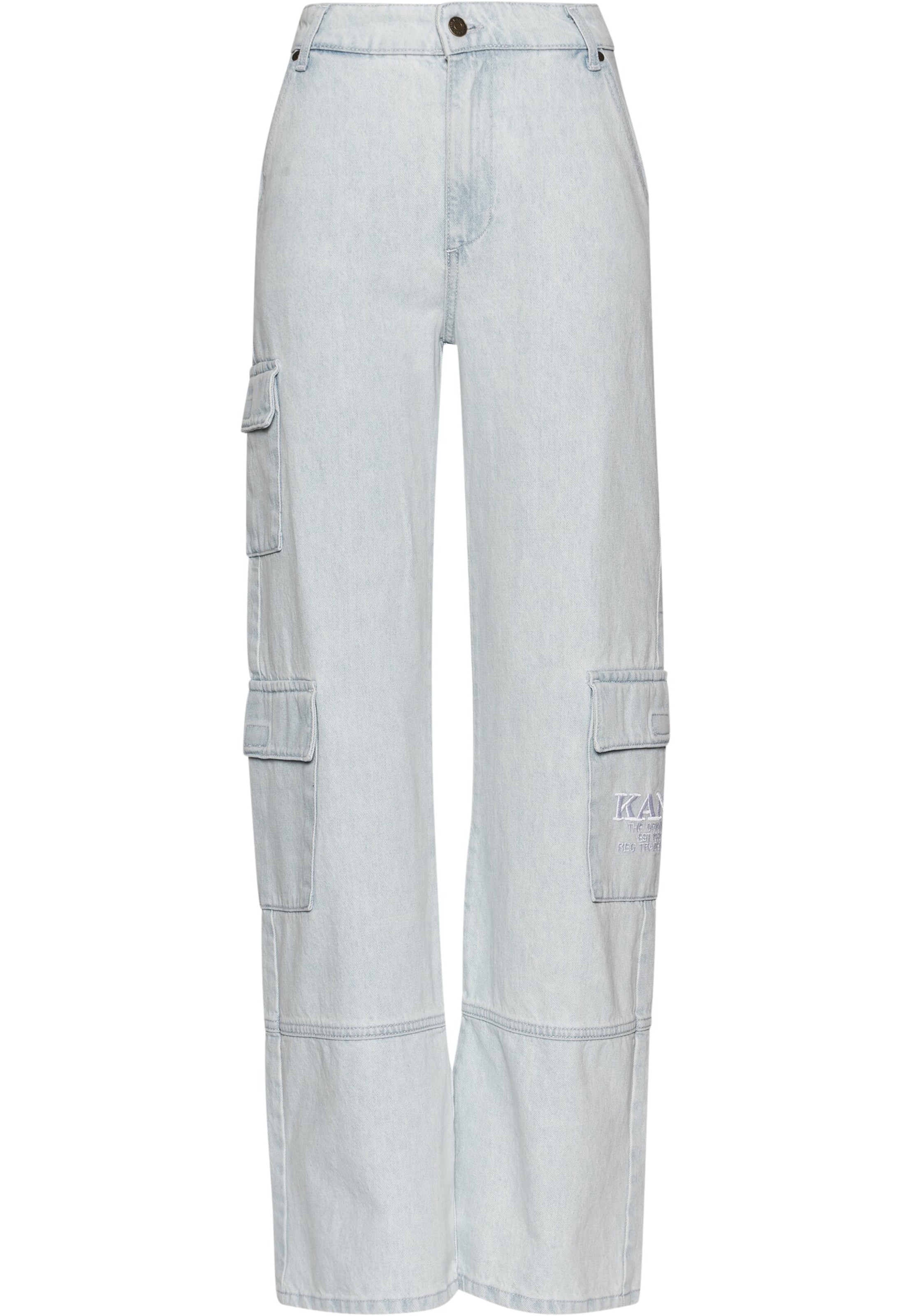 regular Jeans cargo 'Serif' di Karl Kani in blu: frontale