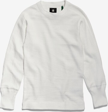 G-Star RAW Sweatshirt in Wit: voorkant