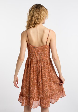 DreiMaster Vintage - Vestido de verão em laranja