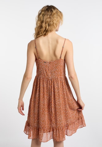 oranžs DreiMaster Vintage Vasaras kleita