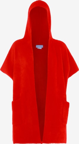Poomi Knit Cardigan in Red: front