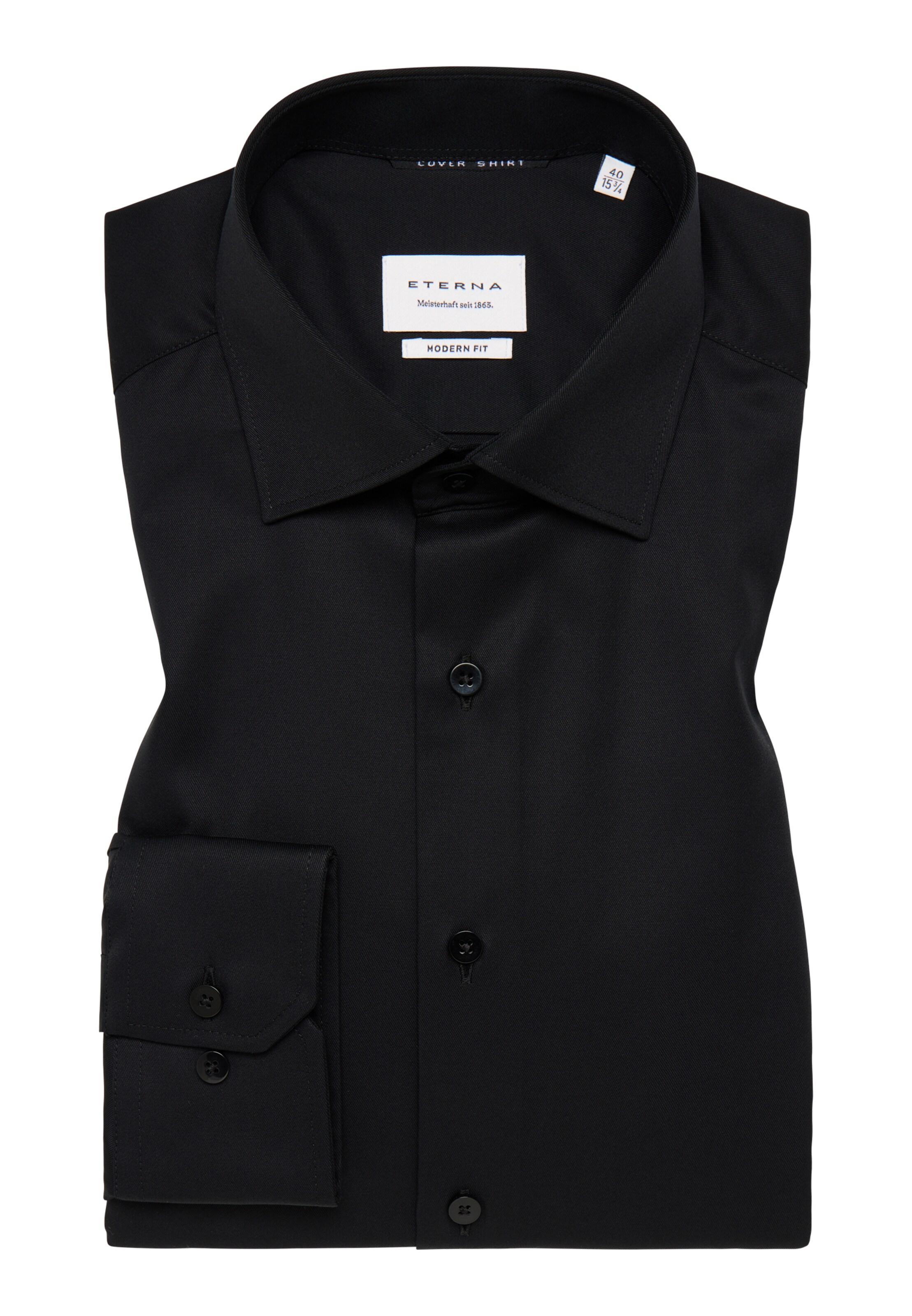 ETERNA Regular fit Business Shirt in Black
