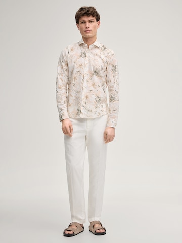 JOOP! Slim fit Button Up Shirt 'Pai' in Orange