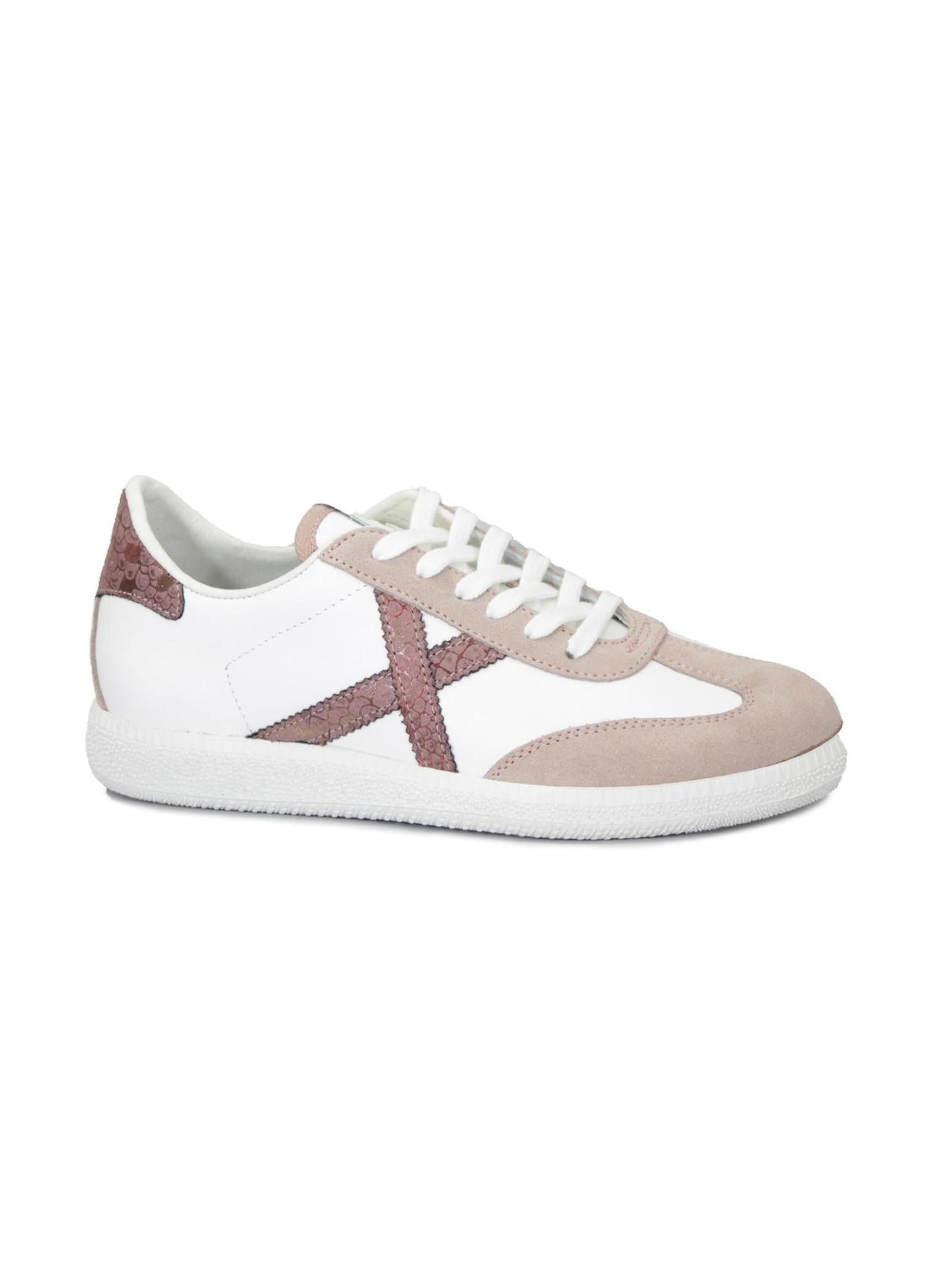 Sneaker bassa di MUNICH in bianco: frontale