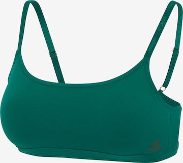 ADIDAS SPORTSWEAR Bustier ' Scoop Bralette - Sport Active Micro Body Fit ' in Grün: Vorderseite