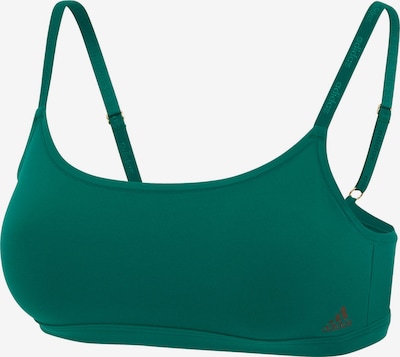 ADIDAS SPORTSWEAR Bustier ' Scoop Bralette - Sport Active Micro Body Fit ' in dunkelgrün, Produktansicht