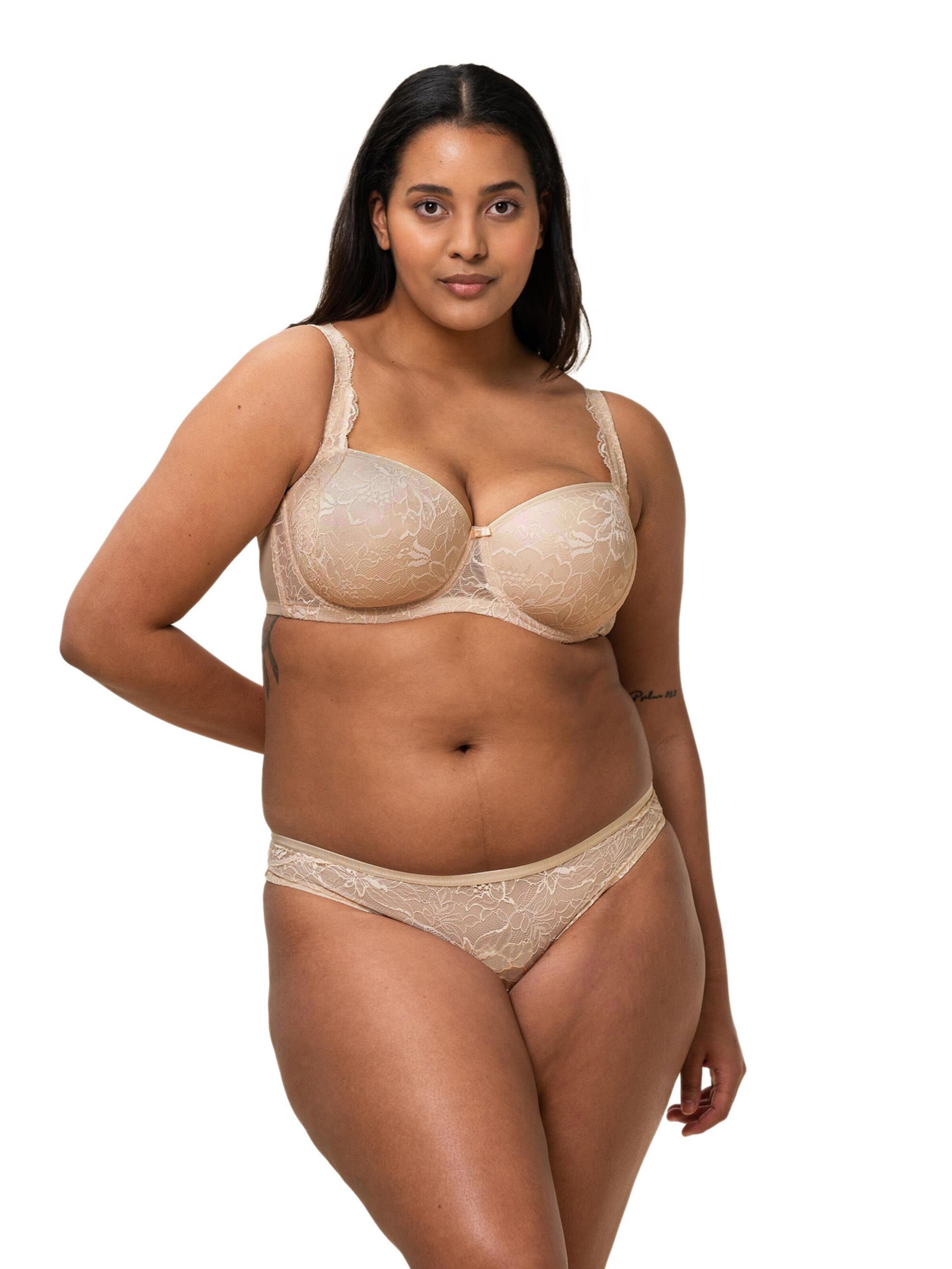 TRIUMPH T-Shirt Bügel-BH ' Amourette Charm ' in Beige