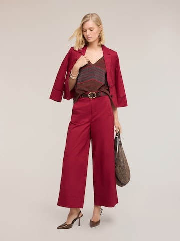 Wide leg Pantaloni di MOTIVI in rosso