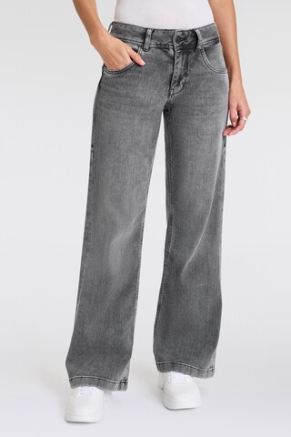Herrlicher Bootcut Jeans in Grau: Vorderseite
