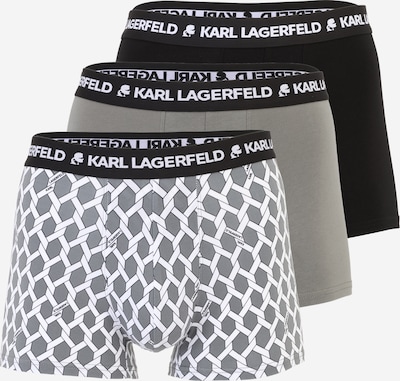 Boxer trumpikės iš Karl Lagerfeld, spalva – pilka / juoda / balta, Prekių apžvalga