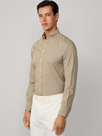 Hackett London Regular fit Overhemd ' Ess ' in Beige