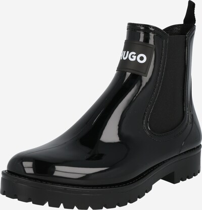 HUGO Rubber boot 'Tabita' in Black / White, Item view