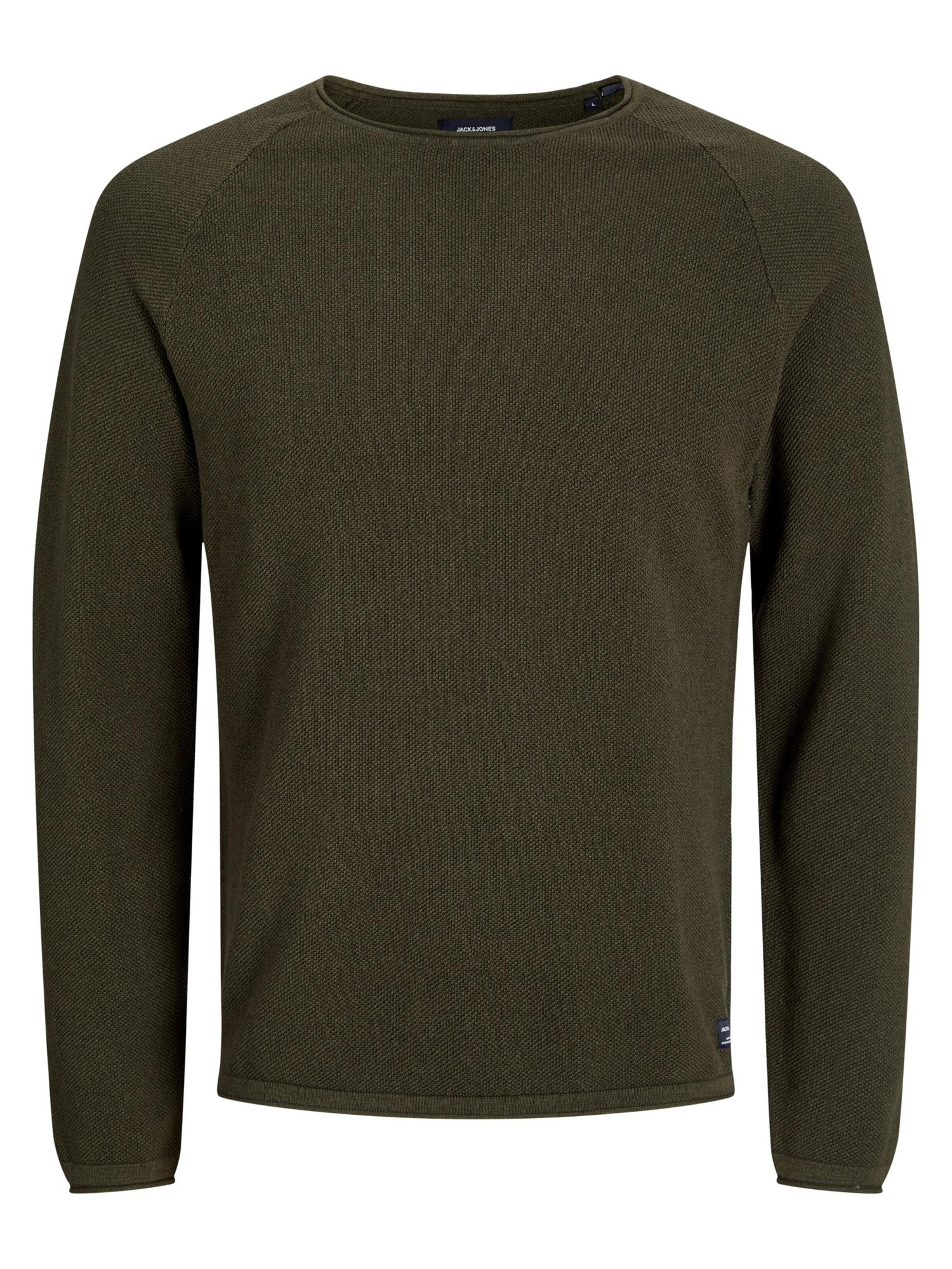 JACK & JONES Sweater 'Hill' in Green: front