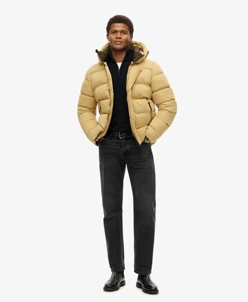 Superdry Winter jacket in Yellow