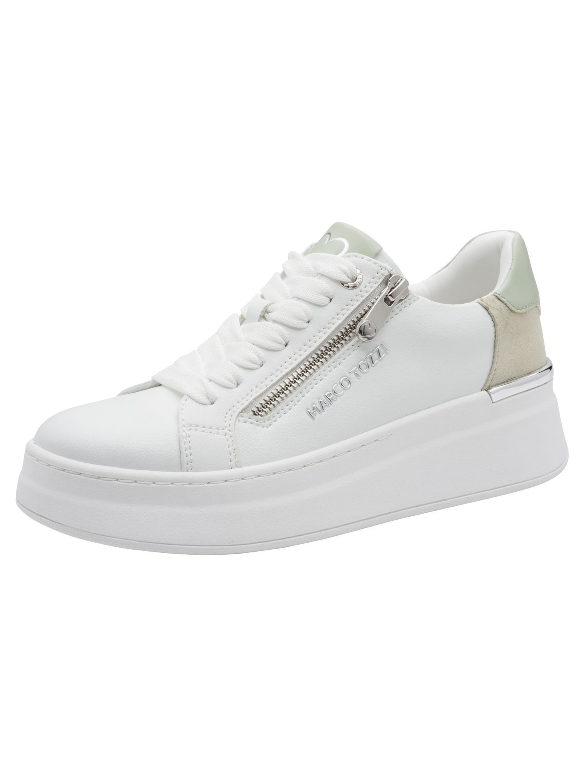 MARCO TOZZI Baskets basses en blanc cassé, Vue avec produit