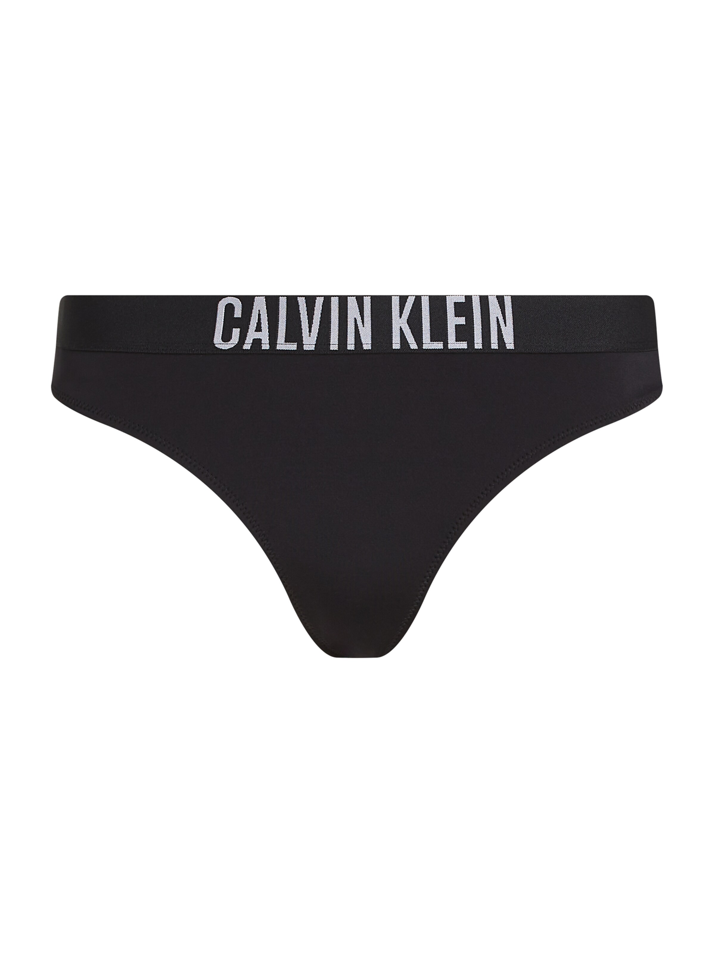 Bas de bikini Calvin Klein Swimwear en noir : devant