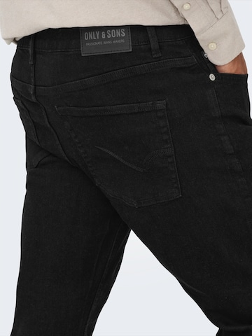 Only & Sons regular Jeans 'ONSWEFT' i sort