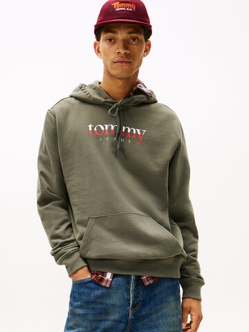 Tommy Jeans Sweatshirt in Green: front
