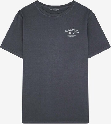 Scalpers Shirt 'Breathe Cure' in Blau: Vorderseite