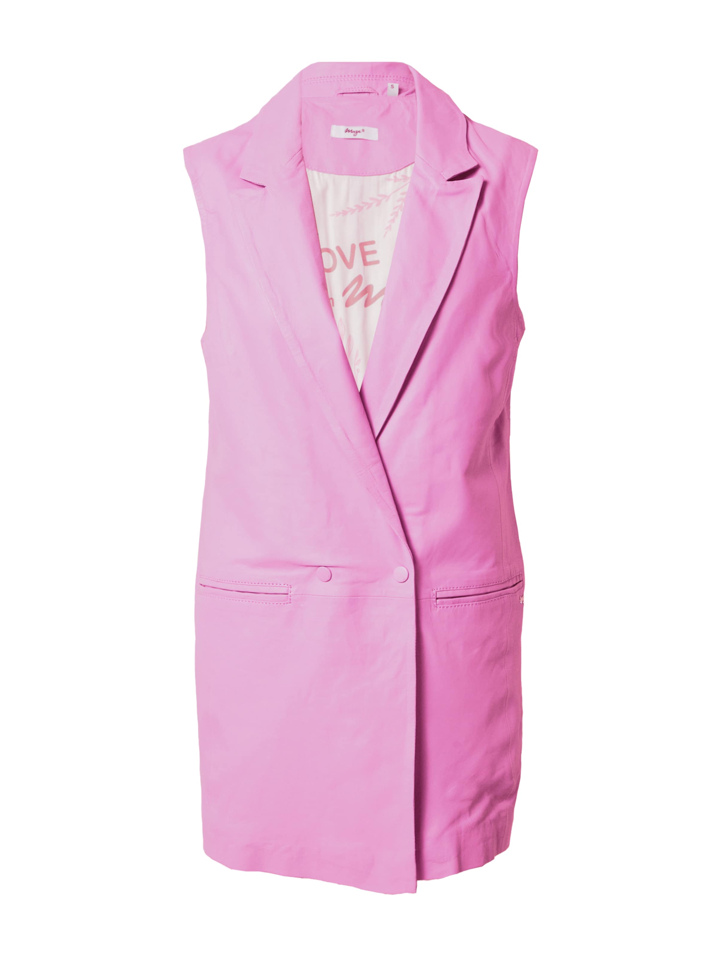 Maze Vest in Purple: front