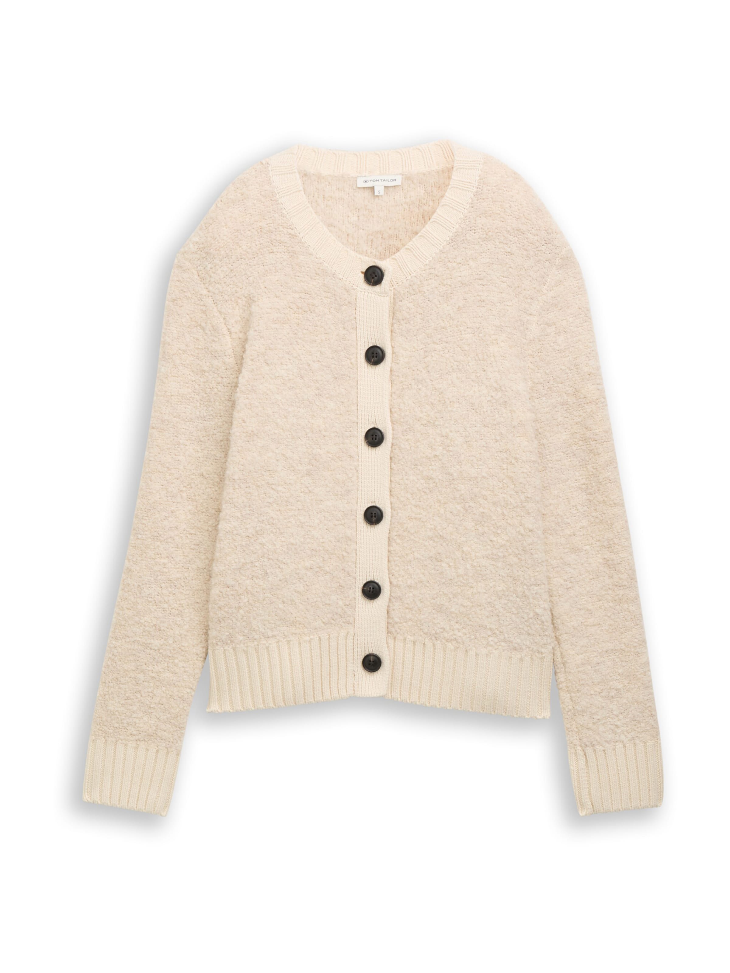 TOM TAILOR Kardigán - Béžová: predná strana