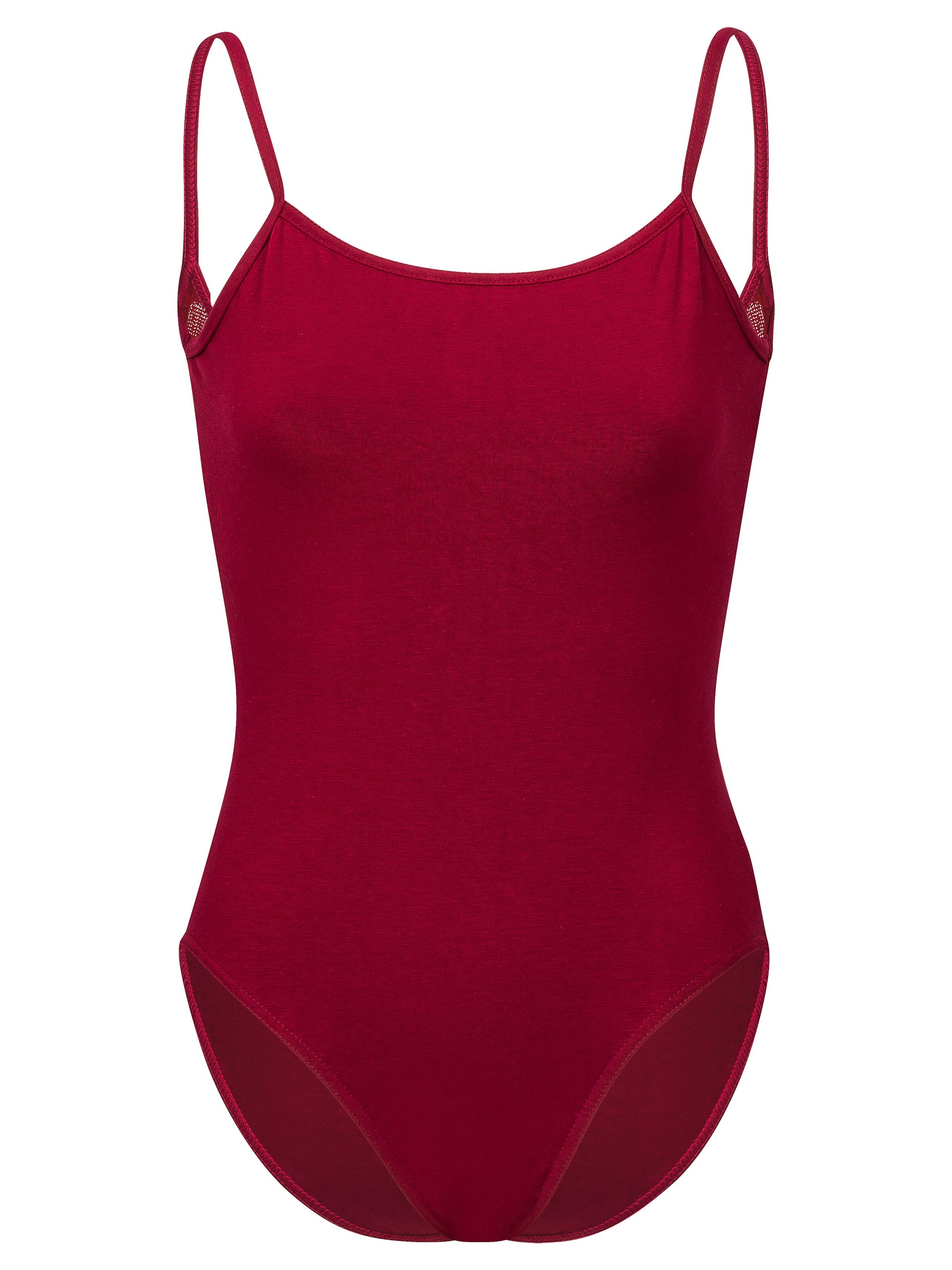 Tanzmuster Athletic Bodysuit 'Nadine' in Red: front