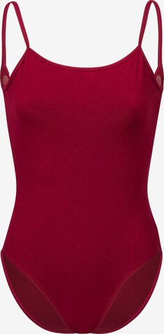 Tanzmuster Athletic Bodysuit 'Nadine' in Red: front